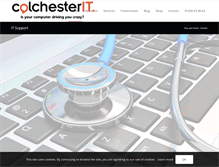 Tablet Screenshot of colchesterit.com